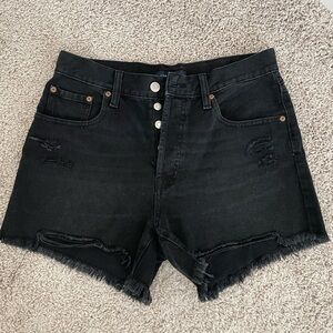 Aeropostale Black Jean Shorts